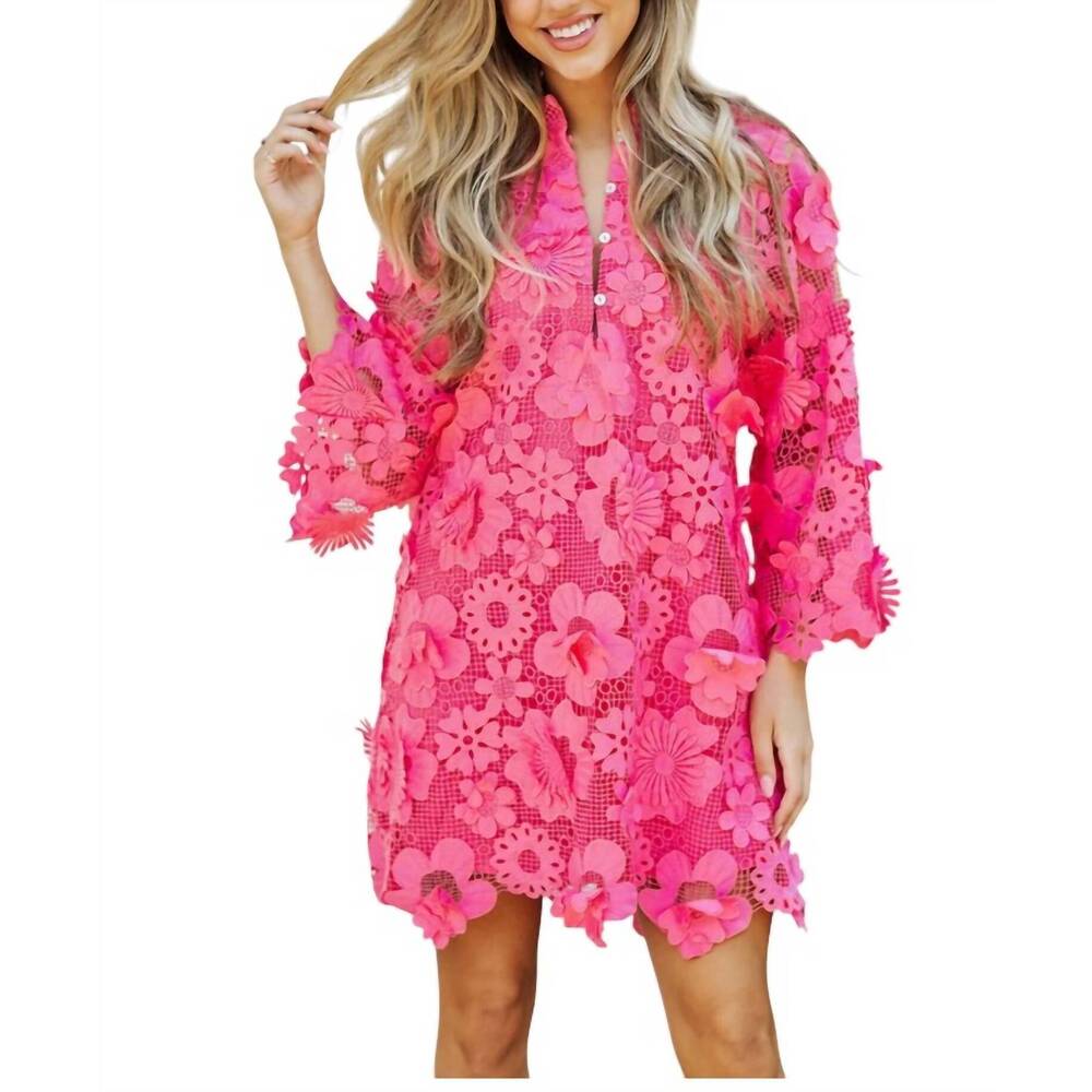 NEW J.MARIE seraphina dress in hot pink